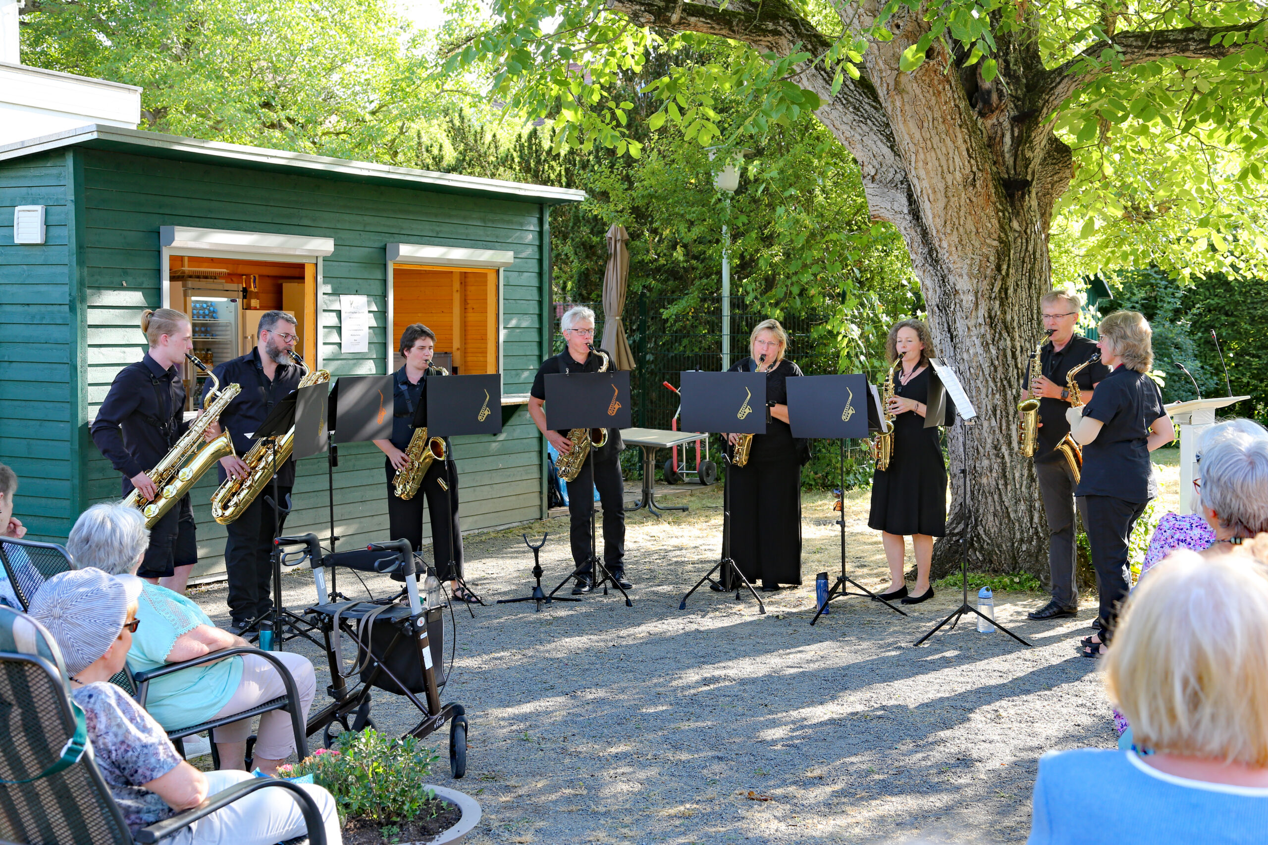 Sommerabend, Spaß und Saxofon￼ 