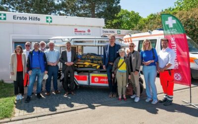 Innovatives Sanitätsmobil der Johanniter auf dem Mannheimer Maimarkt offiziell in Dienst gestellt